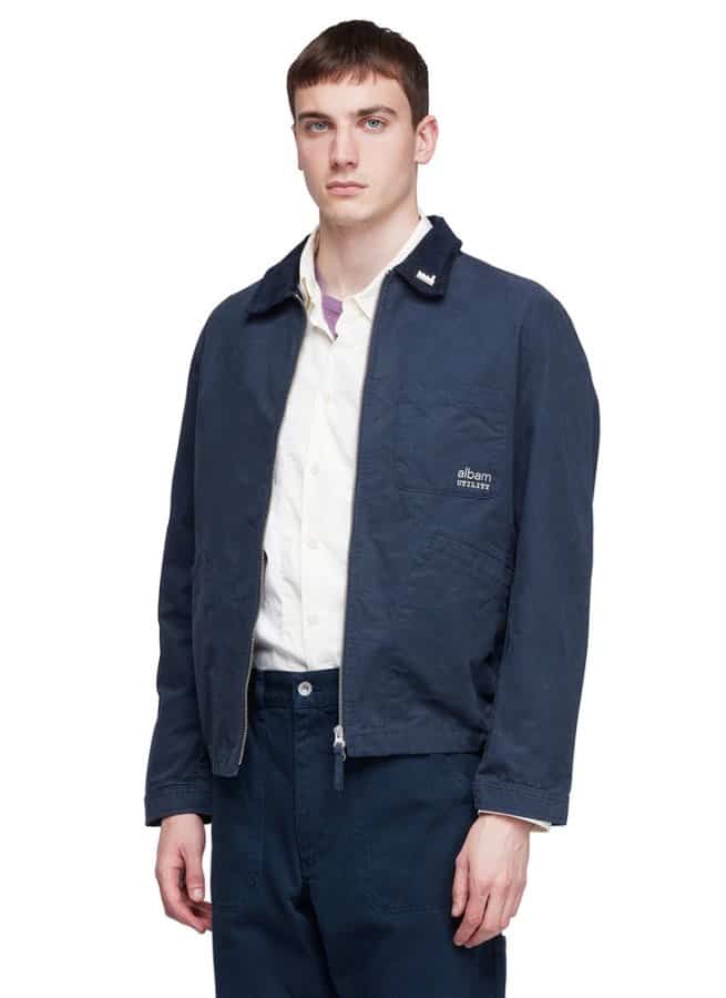 Albam Utility Canvas Harrington夹克