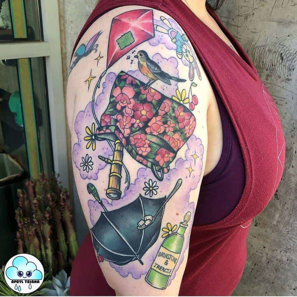 Colorful-Half-Sleeve-Tattoos-For-Women-apryltrianatattoos