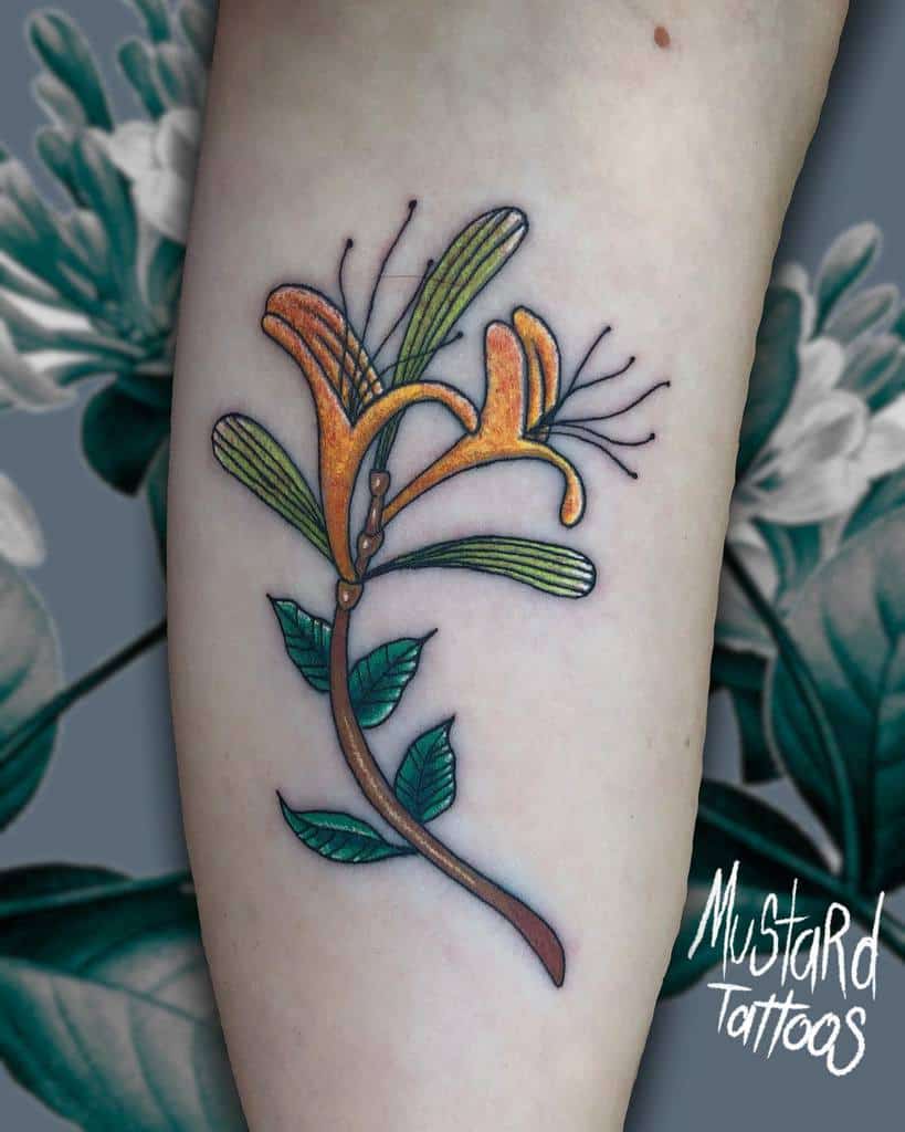 美味的忍冬纹Mustardtattoos
