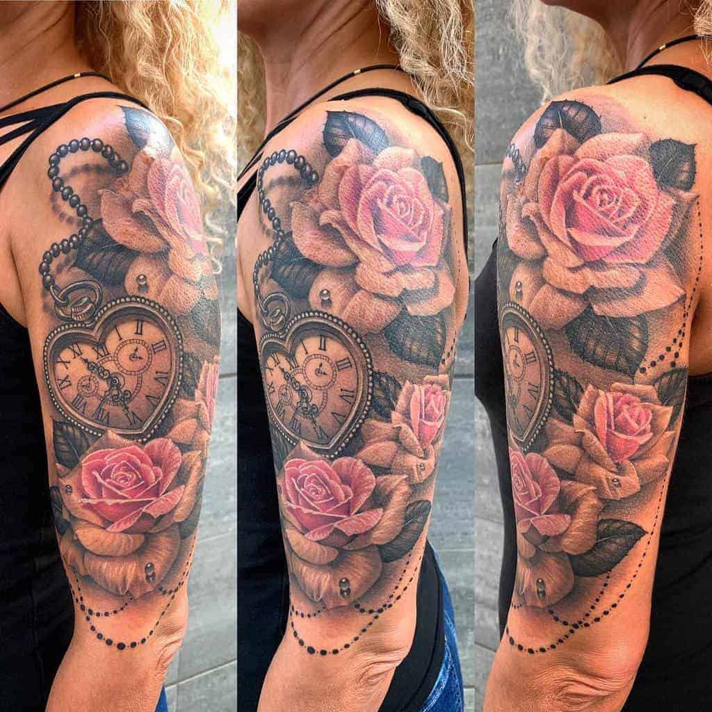 Floral-Half-Sleeve-Tattoos-For-Women-aydanbg