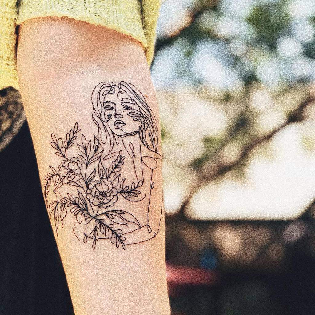 ForearmSleeve忍冬纹基兰Mahoney上升