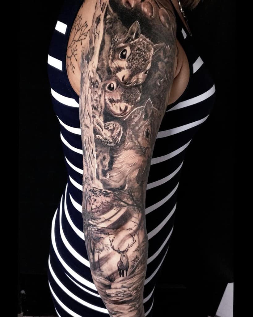 Full-Sleeve-Forest-Sleeve-Tattoos-panyiklenard
