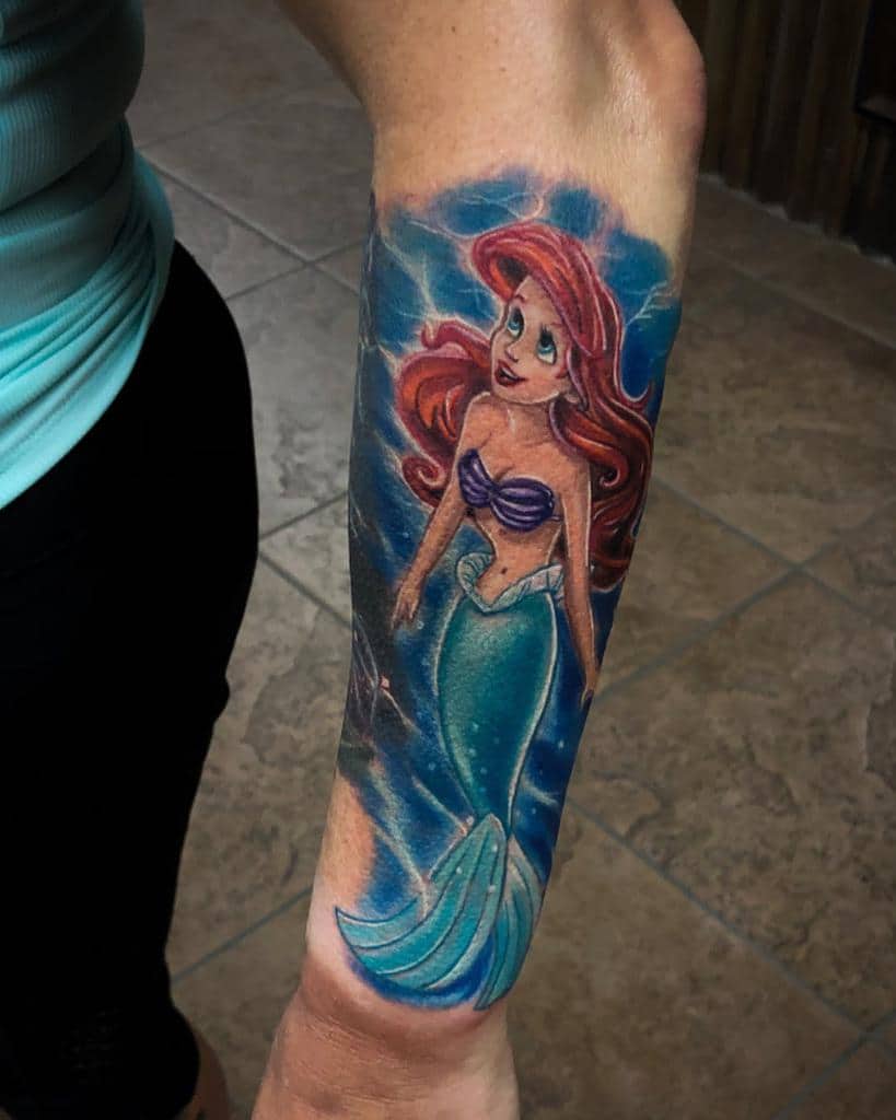 小美人鱼手臂SleeveTattoo Coop Solidtattoo