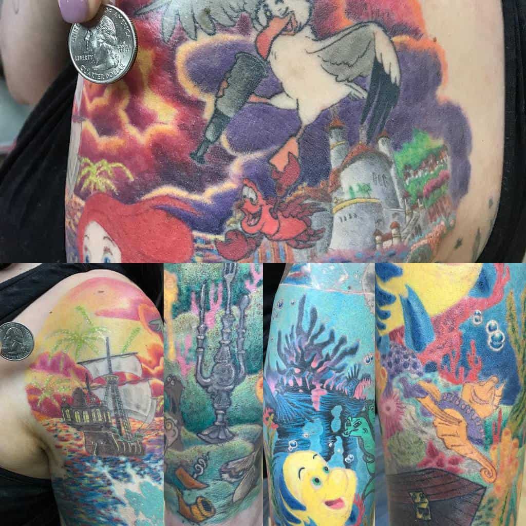 小美人鱼手臂SleeveTattoo吉米·卡特勒2