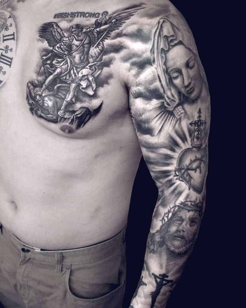 Religious-Tattoo-Sleeve-Filler-angelotattooartist