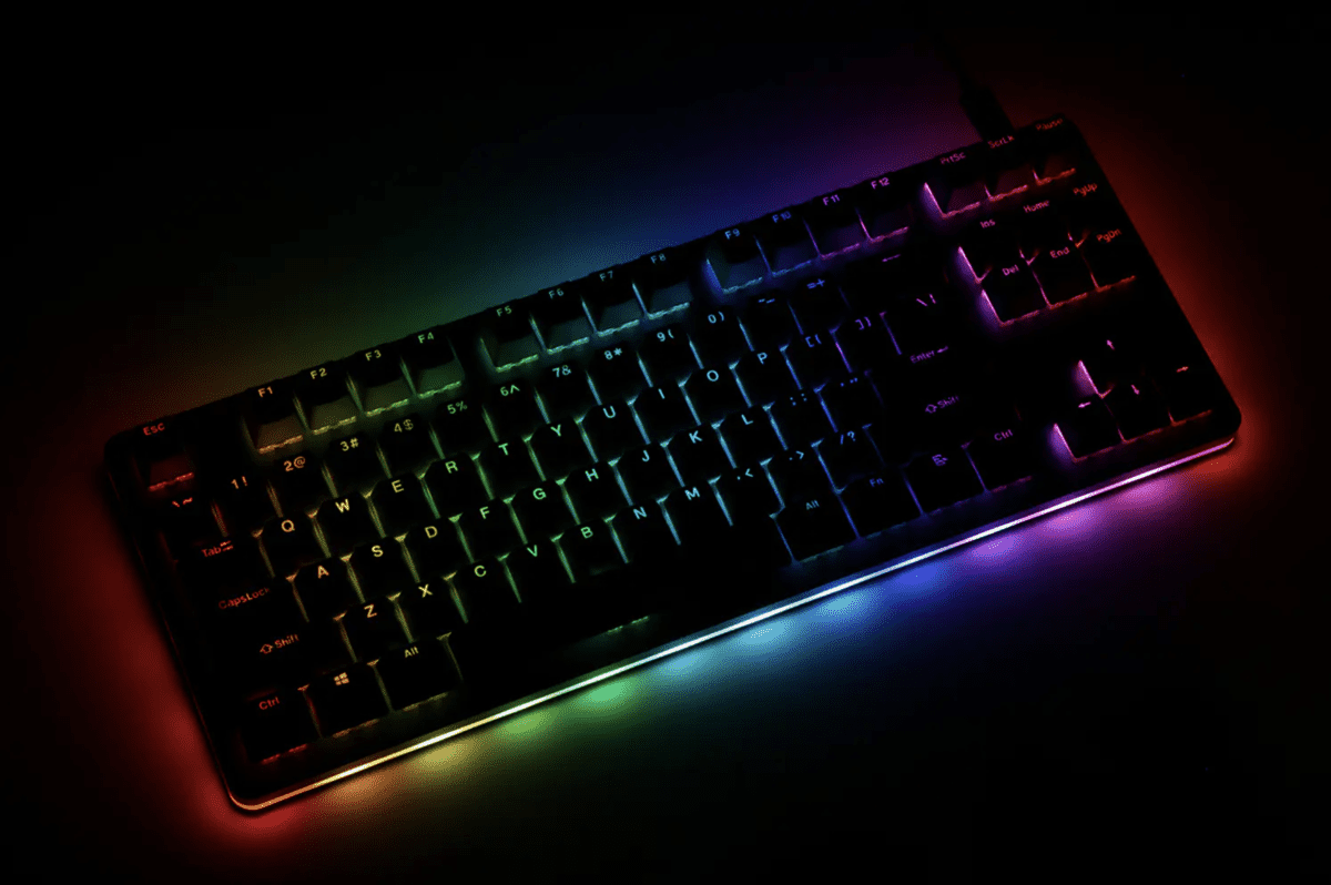 下降CTRL键盘点亮