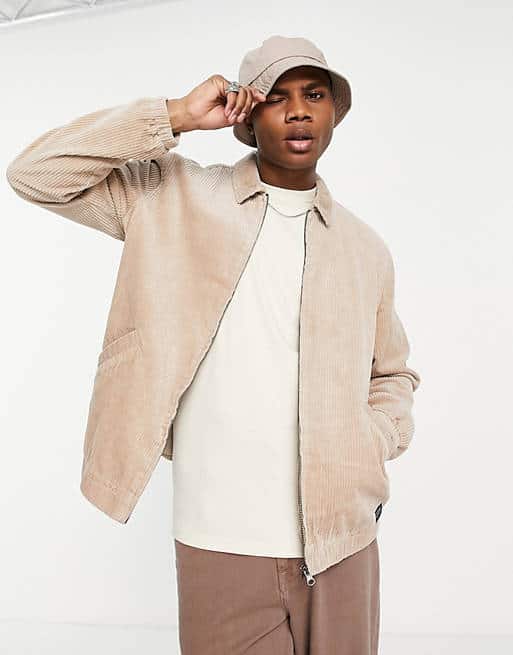 Topman Washed Cord Harrington夹克