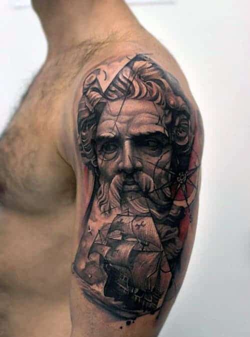 amazing-ship-and-explorer-tattoo-quarter-sleeve-male