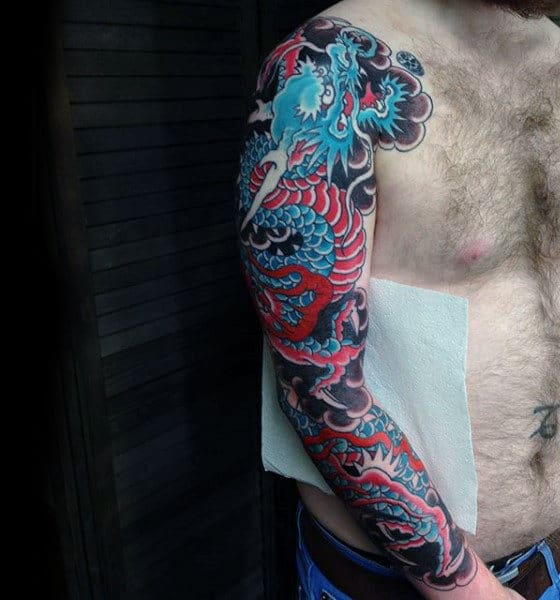blue-red-japanese-sleeve-tattoof-for-men