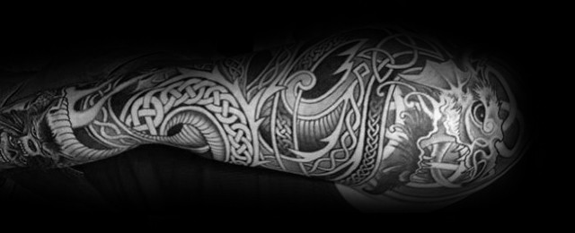 50 Celtic Dragon Tattoo Designs For Men – Knot Ink Ideas